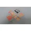 TEXTREME Magic Tinsel Combo Pack in Fluo Orange